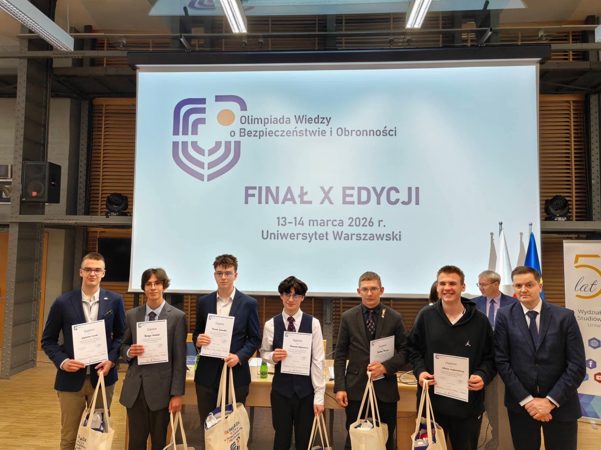 Olimpiada wiedzy o bezpieczeństwie – mamy finalistę!